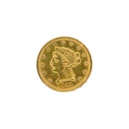 1852 $2.50 U.S. Liberty Head Gold Coin