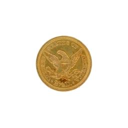 1852 $2.50 U.S. Liberty Head Gold Coin
