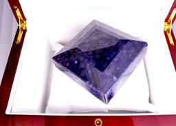 APP: 13.2k 2,634.00CT Square Cut Blue Sapphire Gemstone