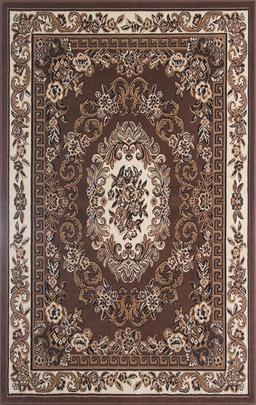 Gorgeous 5x8 Emirates (1522) Brown Rug High Quality Made in Turkey (No Sold Out Of Country)