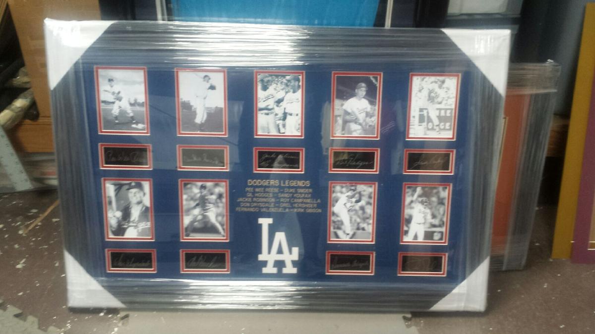 Dodgers Legends - Plate Signatures