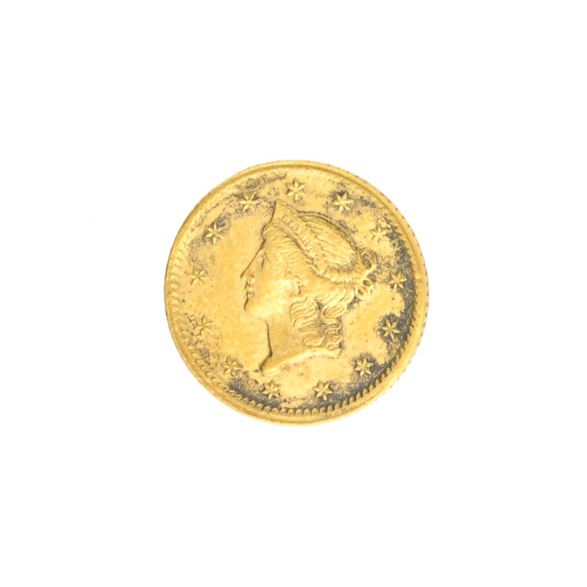 Very Rare 1851 $1 U.S. Liberty Head Gold Coin Great Investment