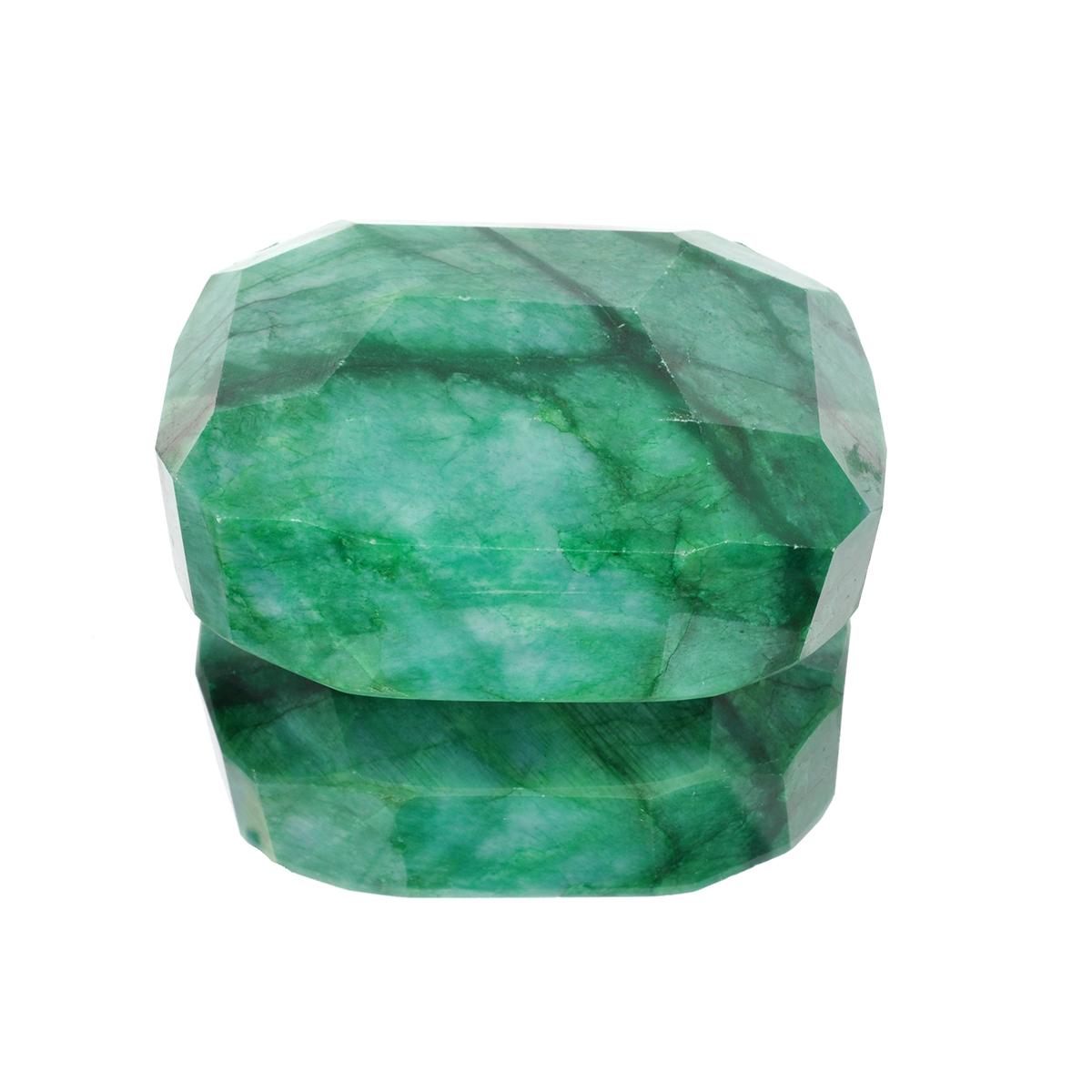 APP: 5.8k 2,338.83CT Rectangular Cushion Cut Green Beryl Emerald Gemstone