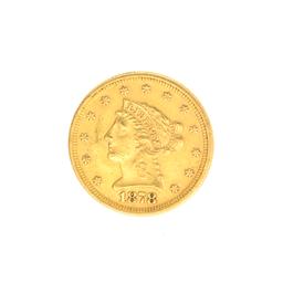 Very Rare 1878 $2.50 U.S. Liberty Head Gold Coin Great Investment