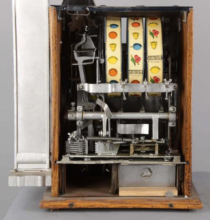 Rare Antique 5¢ Mills Operators Bell Vender Slot Machine -P-