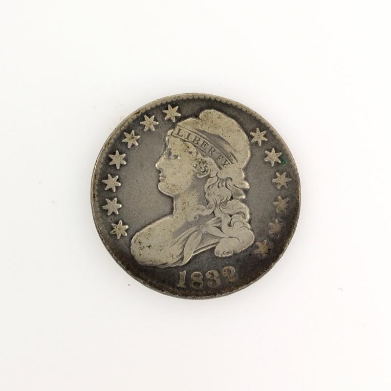 1832 Capped Bust Half Dollar Coin