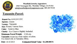 APP: 1.2k 12CT Round Cut Tanzanite Parcel