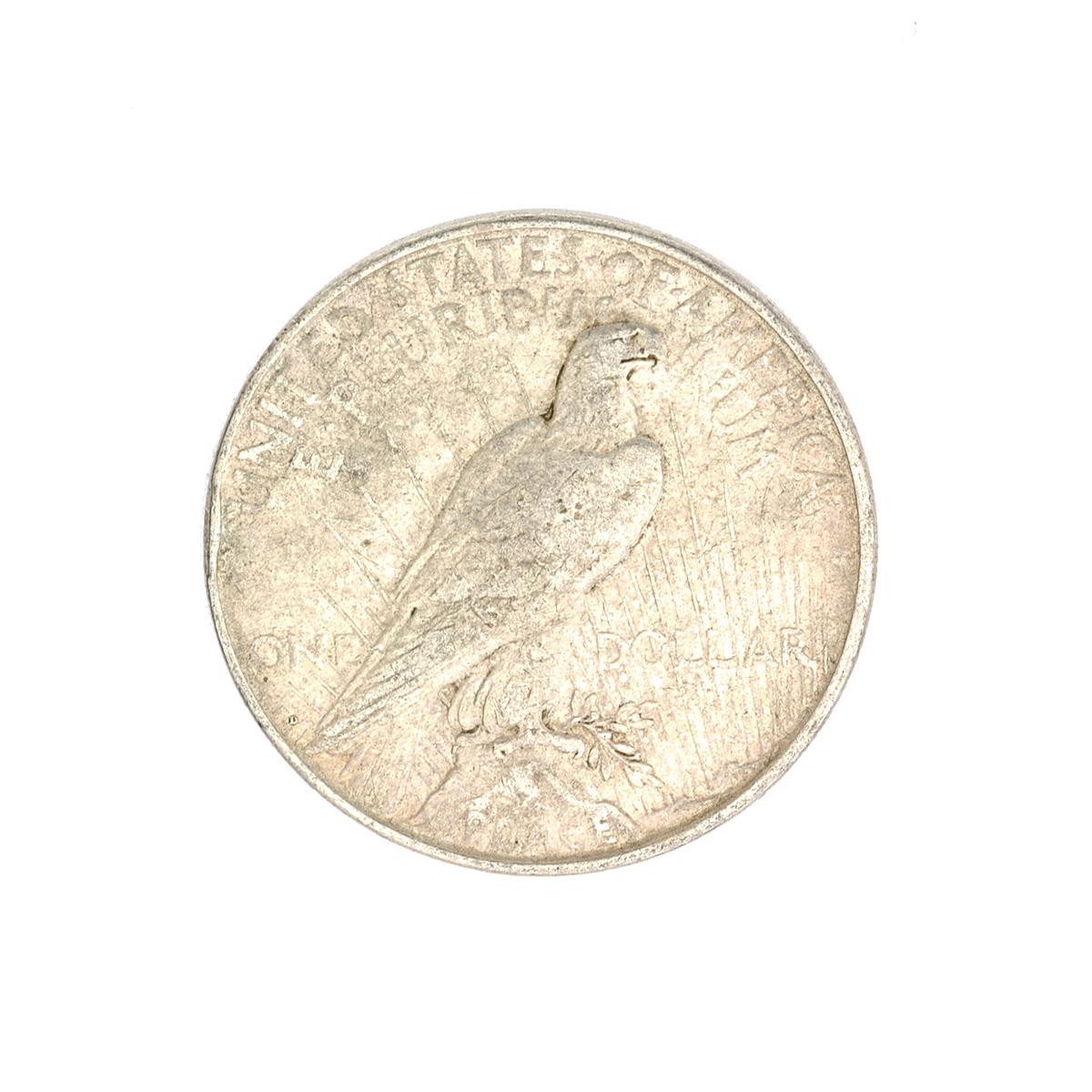 1922-D U.S. Peace Type Silver Dollar Coin