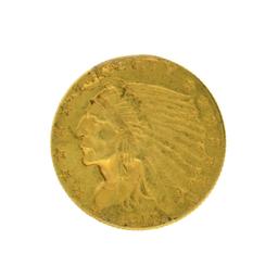 1912 $2.50 Indian Head Gold Coin