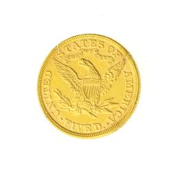 1895 $5.00 U.S. Liberty Head Gold Coin