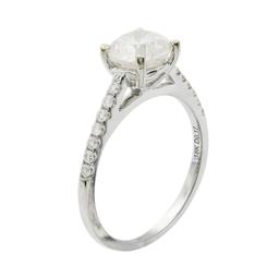 APP: 21.3k *1.50ct SI2 CLARITY CENTER Diamond 18KT White Gold Unity Ring (1.67ctw Diamonds) (Vault_R