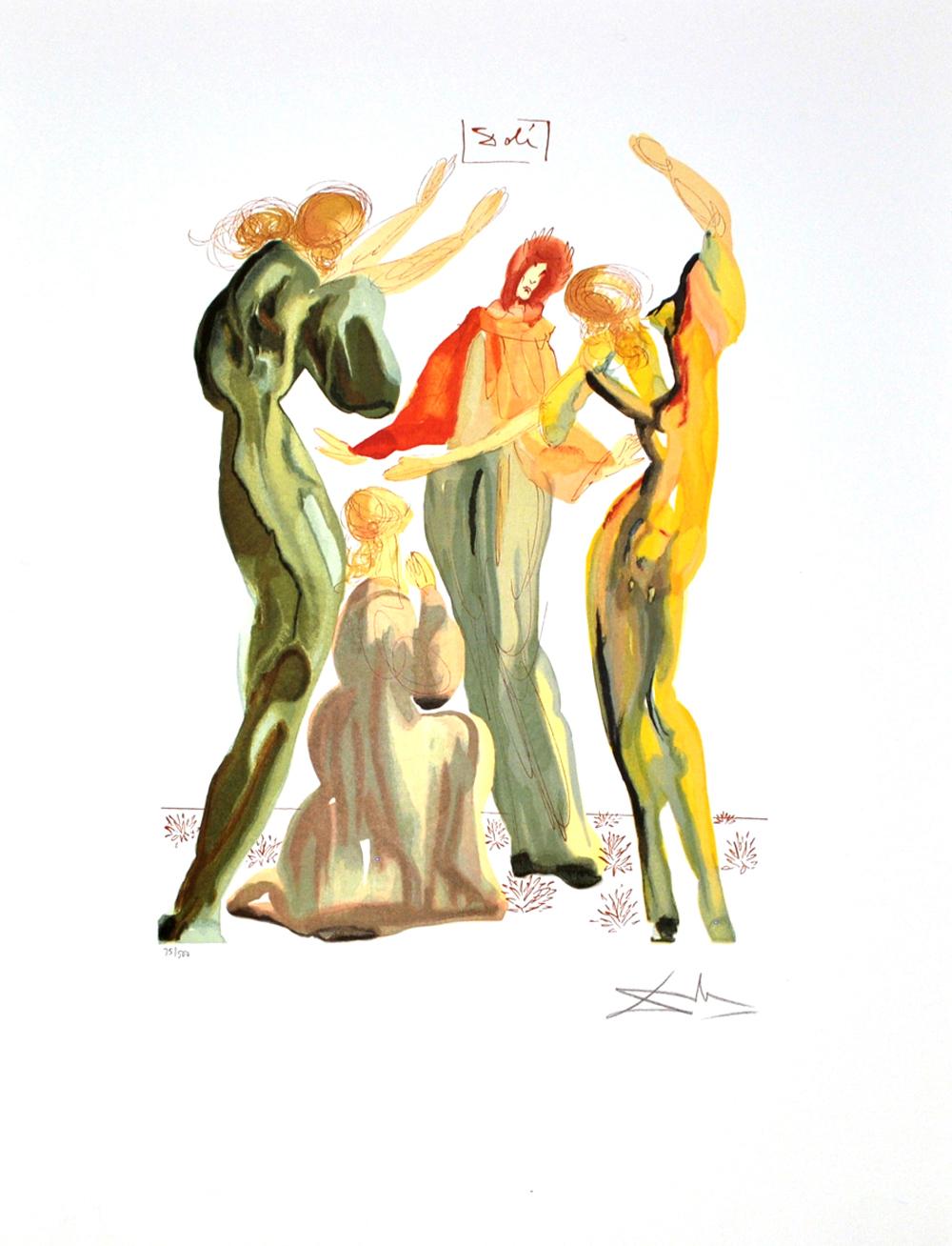 SALVADOR DALI La Danse Lithograph, 422 of 500