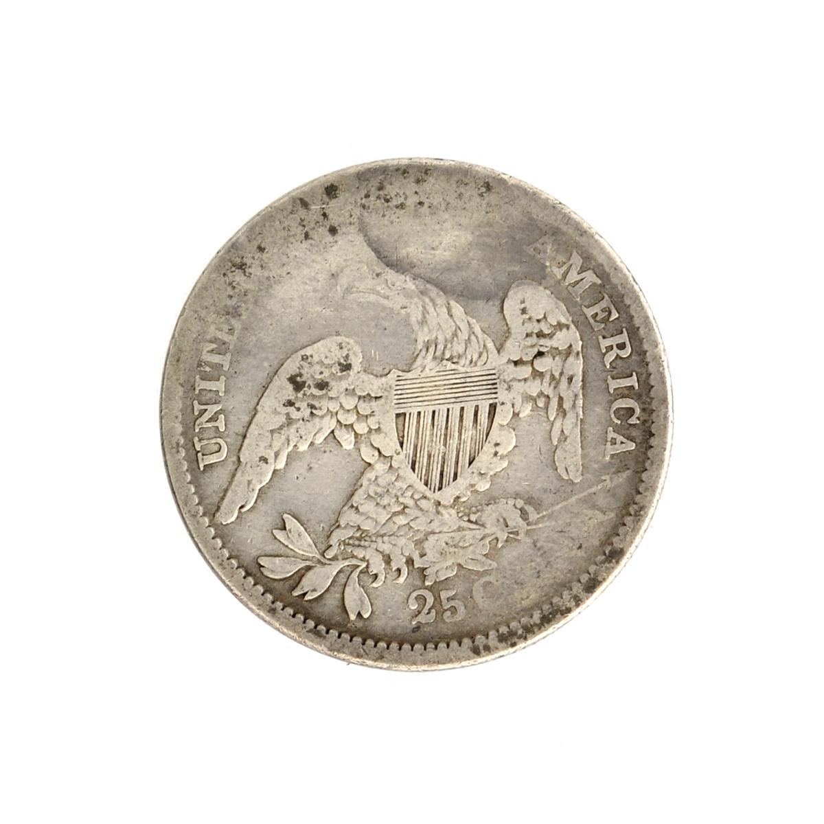 1835 Capped Bust Quarter Dollar Coin