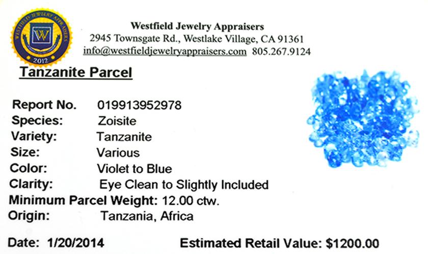 APP: 1.2k 12.00CT Tanzanite Parcel