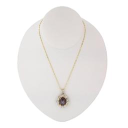 APP: 5.3k *Silver 19.03ct Ruby and 1.83ctw Colorless Sapphire Silver Pendant/Necklace (Vault_R8_1528