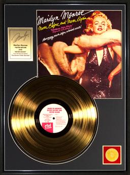 MARILYN MONROE ''Never Before and Never Again'' Gold Album