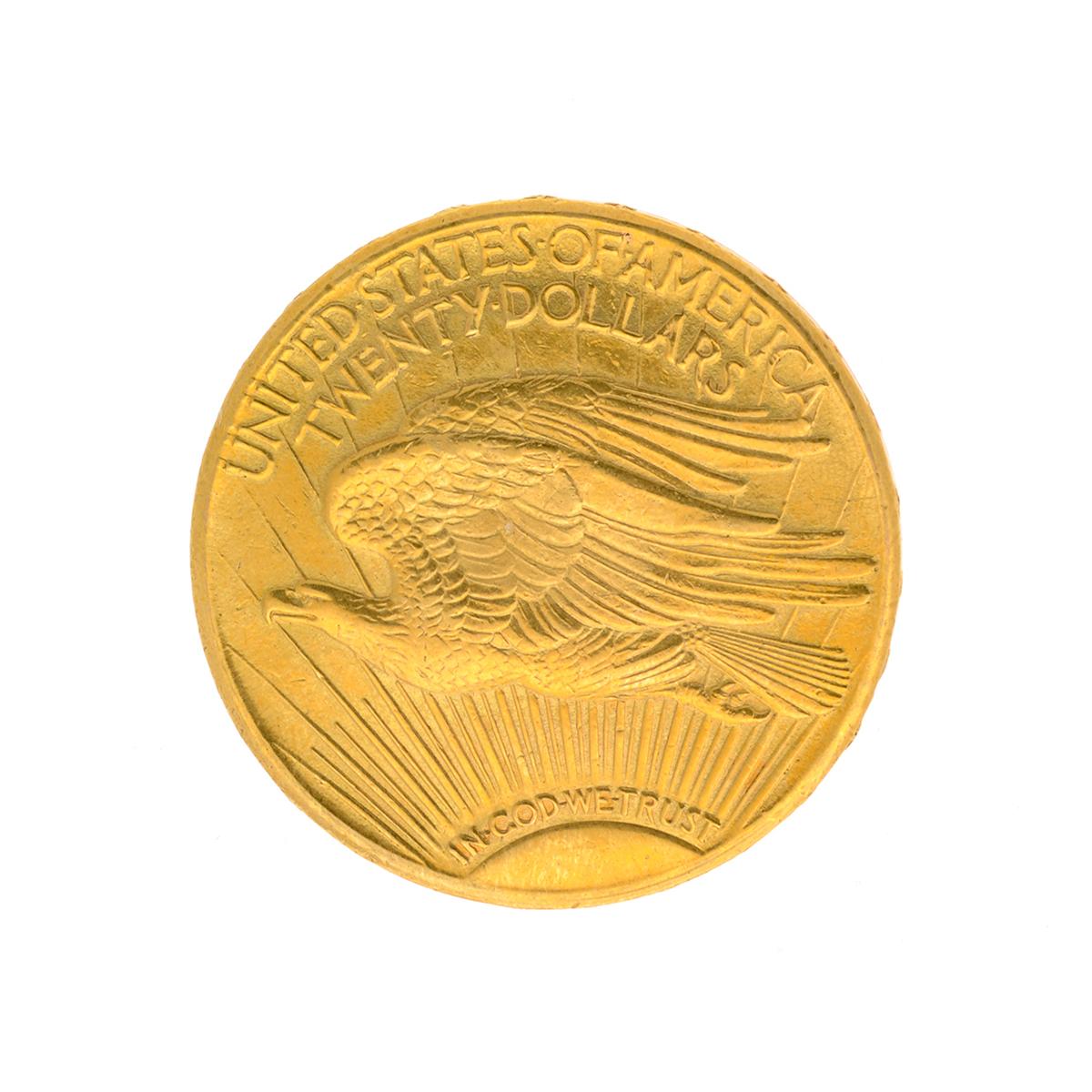 1911-D $20 St. Gaudens U.S. Gold Coin