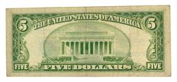 Rare 1953-A $5 U.S. Blue Seal Silver Certificate