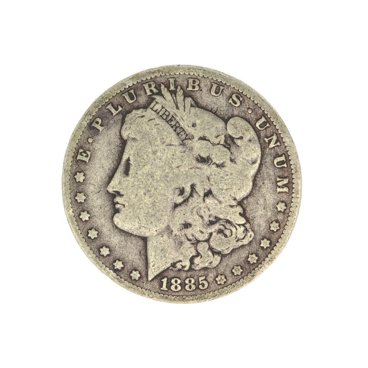 Rare 1885-O U.S. Morgan Silver Dollar