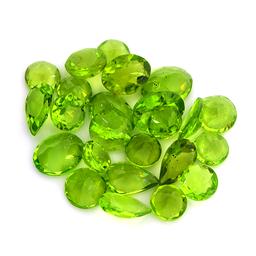 APP: 4.6k 25..45CT Mixed Cut Peridot Parcel