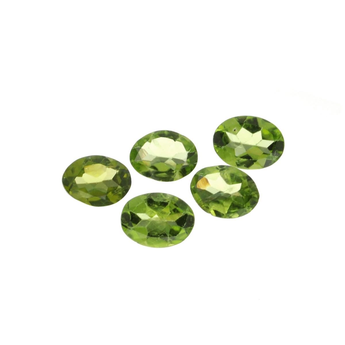 APP: 1.2k 6.08CT Oval Cut Green Peridot Parcel