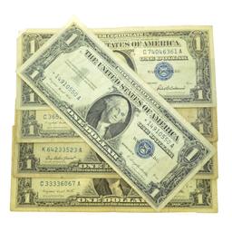 (5) 1957 $1 U.S. Silver Certificates