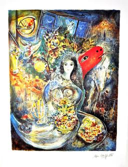 MARC CHAGALL (After) Bella Lithograph, I11 of 500