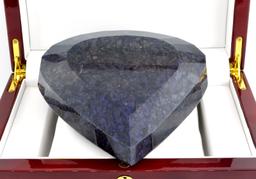 APP: 26.4k 6691.50CT Pear Cut Blue Sapphire Gemstone