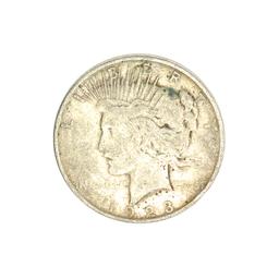 1923-D U.S. Peace Type Silver Dollar Coin