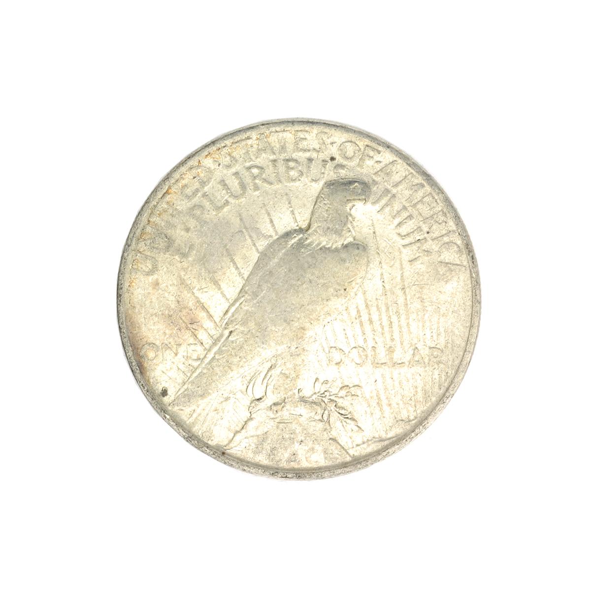 1922-D U.S. Peace Type Silver Dollar Coin