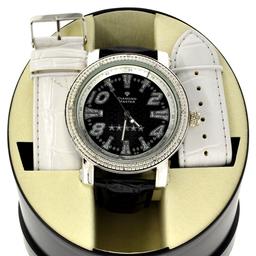 Men's Diamond Maxx Designer Watch With Diamond On Case and One Interchangeable Band