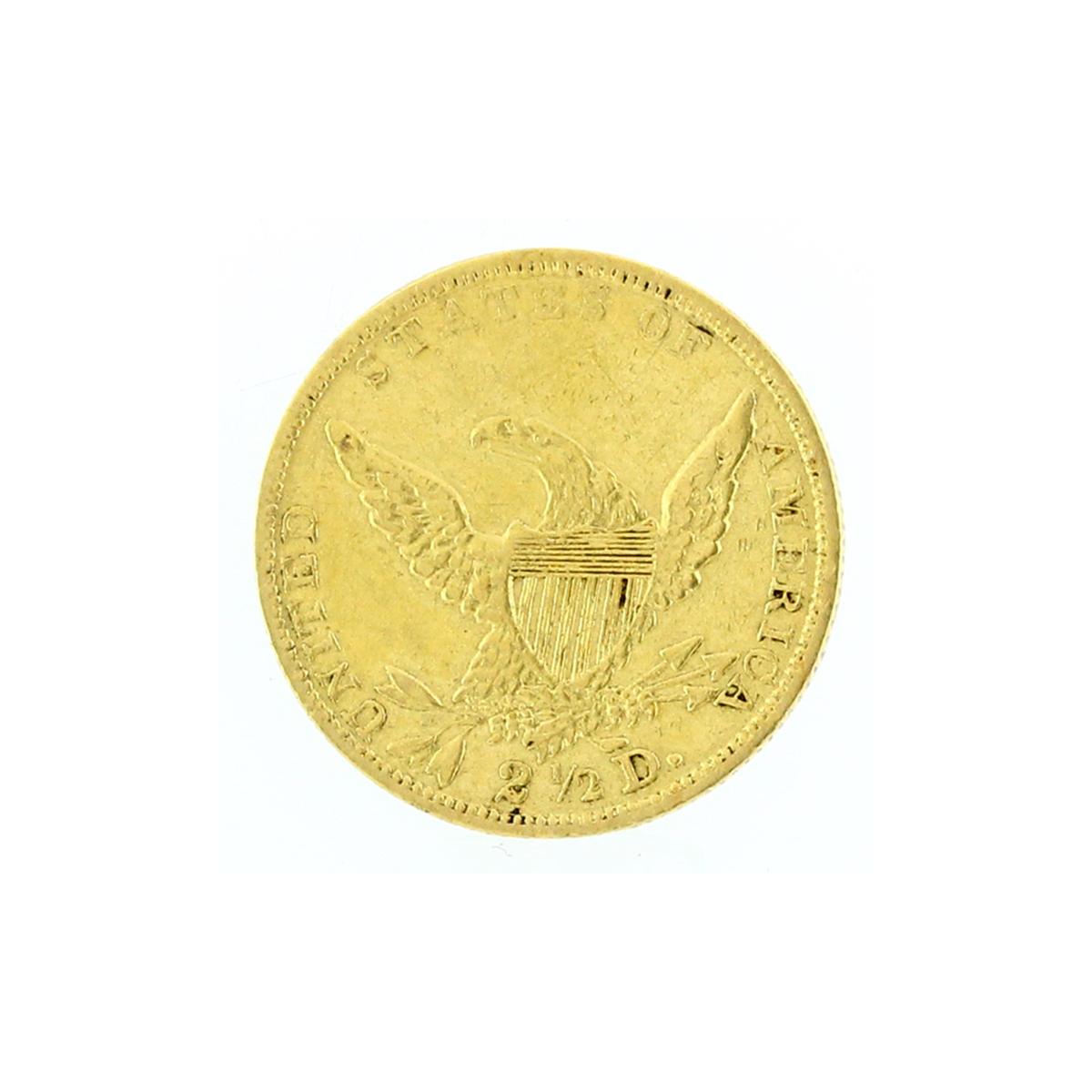 Rare 1836 $2.50 Classic Head Gold Coin Great Investment (DF)