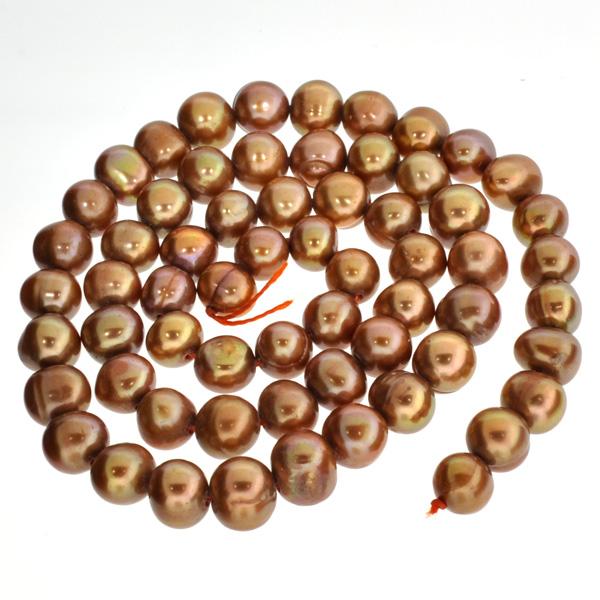 15'' Chocolate Pearl Strand