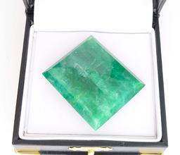 APP: 24.1k 120.60CT Square Cut Emerald Gemstone