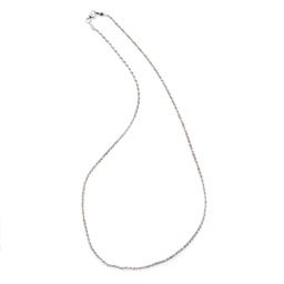 *Fine Jewelry 14KT. White Gold, Diamond Cut, 5.3GM, 18'' Rope (GL Neck 4A/4B)