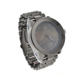 New Onyk Stainless Steel Back, Black Metal Band, Water Resistant Watch