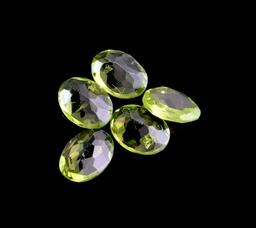 APP: 1.1k 5.54CT Oval Cut Green Peridot Parcel