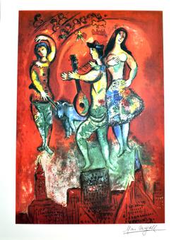 MARC CHAGALL Carmen Print, I 143 of 500