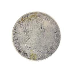 Extremely Rare 1814 Eight Reale American First Silver Dollar Coin Great Investment