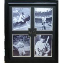 Babe Ruth Museum Framed Collage - Plate Signed (Vault_BA)