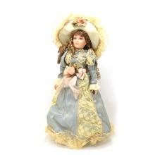 18 Inch Handpainted Porcelain Doll