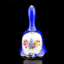Pearl Blue Porcelain Bell