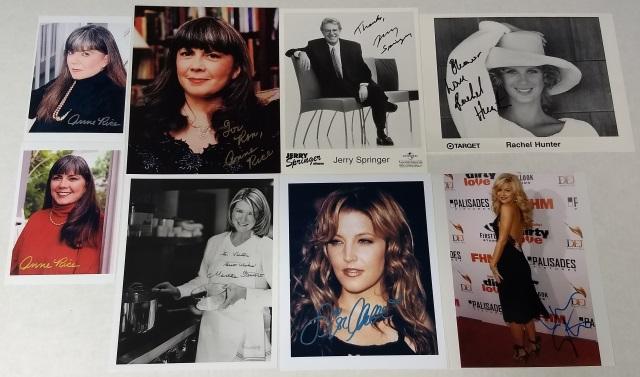 *8 AUTOGRAPHED PHOTOS