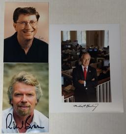 *3 AUTOGRAPHED PHOTOS