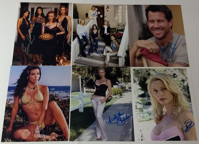 *6 AUTOGRAPHED PHOTOS