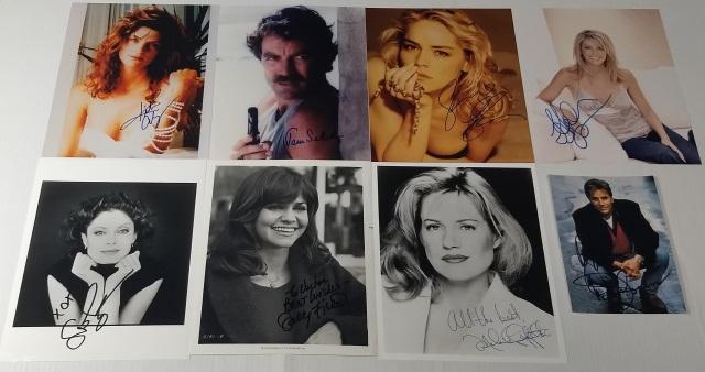 *8 AUTOGRAPHED PHOTOS