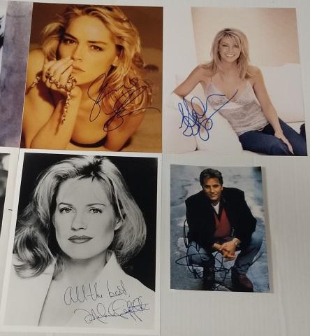 *8 AUTOGRAPHED PHOTOS