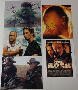 *5 AUTOGRAPHED PHOTOS