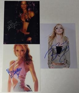 *3 AUTOGRAPHED PHOTOS