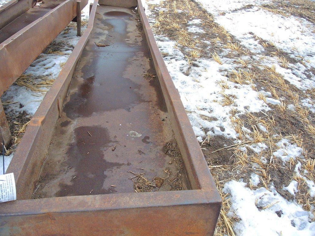 16' Metal Feed Bunks